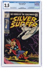 SILVER SURFER #4 FEBRUARY 1969 CGC 2.5 GOOD+ (SILVER SURFER VS. THOR).