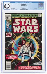 STAR WARS #1 JULY 1977 CGC 6.0 FINE (NEWSSTAND EDITION).