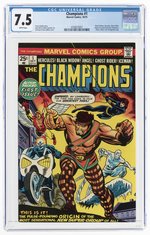 CHAMPIONS #1 OCTOBER 1975 CGC 7.5 VF- (FIRST CHAMPIONS).