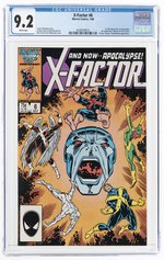 X-FACTOR #6 JULY 1986 CGC 9.2 NM- (FIRST FULL APOCALYPSE).