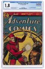 ADVENTURE COMICS #67 OCTOBER 1941 CGC 1.8 GOOD- (FIRST MIST).