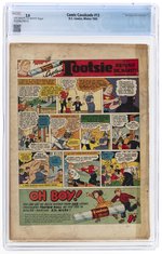 COMIC CAVALCADE #13 WINTER 1945 CGC 2.0 GOOD.