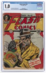 FLASH COMICS #47 NOVEMBER 1943 CGC 1.0 FAIR.