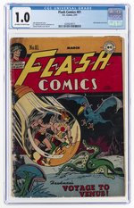 FLASH COMICS #81 MARCH 1947 CGC 1.0 FAIR.