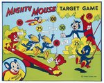 MIGHTY MOUSE TARGET GAME TIN TARGET.