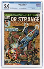 DOCTOR STRANGE VOL. 2 #1 JUNE 1974 CGC 5.0 VG/FINE.