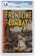 FRONTLINE COMBAT #10 JANUARY-FEBRUARY 1953 CGC 1.0 FAIR.