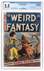 WEIRD FANTASY #21 SEPTEMBER-OCTOBER 1953 CGC 2.5 GOOD+.