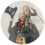 PAIR OF BUSH & CHENEY "A CHRISTMAS CAROL" BRIAN CAMPBELL JUGATE BUTTONS.