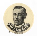 TINY WOODROW WILSON PORTRAIT BUTTON.