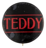 "TEDDY" 1912 ROOSEVELT NAME BUTTON HAKE #199.