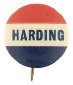 HARDING 1920 RED/WHITE/BLUE NAME BUTTON HAKE #66.