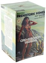 AURORA PREHISTORIC SCENES CRO-MAGNON WOMAN MODEL KIT FACTORY SEALED.