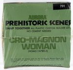 AURORA PREHISTORIC SCENES CRO-MAGNON WOMAN MODEL KIT FACTORY SEALED.