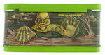 "UNIVERSAL'S MOVIE MONSTERS" UNUSED METAL LUNCHBOX WITH THERMOS.