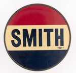 LARGE RED/WHITE/BLUE "SMITH" NAME PIN.