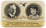 CALVIN & GRACE COOLIDGE "NORSE AMERICAN CENTENNIAL" 1925 MIRROR.