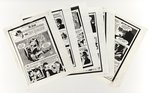 CHARLTON HORROR COMICS LOT OF FILM NEGATIVES AND BW COMPLETE 7 PAGE STORY COPY.