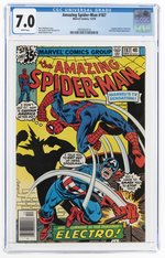 AMAZING SPIDER-MAN #187 DECEMBER 1978 CGC 7.0 FINE/VF.