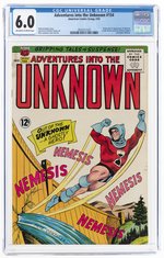 ADVENTURES INTO THE UNKNOWN #154 FEBRUARY 1965 CGC 6.0 FINE (FIRST NEMESIS).