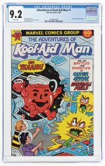 ADVENTURES OF KOOL-AID MAN #1 1983 CGC 9.2 NM-.