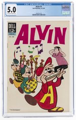 ALVIN #1 OCTOBER-DECEMBER 1962 CGC 5.0 VG/FINE.