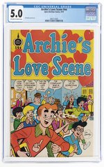 ARCHIE'S LOVE SCENE #NN 1973 CGC 5.0 VG/FINE.