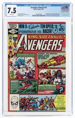 AVENGERS ANNUAL #10 1981 CGC 7.5 VF- (FIRST ROGUE & MADELINE PRYOR).