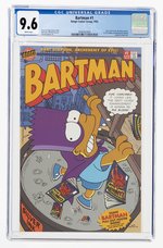 BARTMAN #1 1993 CGC 9.6 NM+.