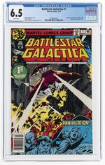 BATTLESTAR GALACTICA #1 MARCH 1979 CGC 6.5 FINE+.