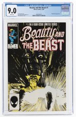 BEAUTY AND THE BEAST #1 DECEMBER 1984 CGC 9.0 VF/NM.