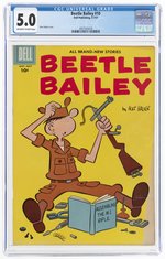 BEETLE BAILEY #10 MAY-JULY 1957 CGC 5.0 VG/FINE.