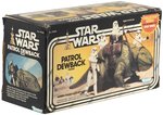 STAR WARS (1983) - PATROL DEWBACK COLLECTOR SERIES IN BOX.