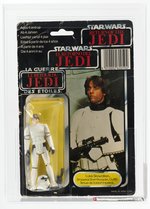 PALITOY STAR WARS: RETURN OF THE JEDI (1983) - LUKE SKYWALKER (STORMTROOPER) TRI-LOGO 70 BACK-D AFA 30 FAIR.