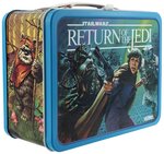 STAR WARS: RETURN OF THE JEDI (1983) - UNUSED METAL LUNCHBOX WITH THERMOS.