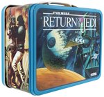 STAR WARS: RETURN OF THE JEDI (1983) - UNUSED METAL LUNCHBOX WITH THERMOS.