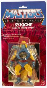 MASTERS OF THE UNIVERSE (1985) - SY-KLONE SERIES 4 CARDED ACTION FIGURE.