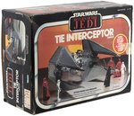 STAR WARS: RETURN OF THE JEDI (1983) - TIE INTERCEPTOR VEHICLE IN BOX.