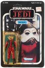 STAR WARS: RETURN OF THE JEDI (1983) - NIEN NUNB 65 BACK-A CARDED ACTION FIGURE (CUT BLISTER).