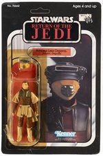 STAR WARS: RETURN OF THE JEDI (1983) - PRINCESS LEIA ORGANA (BOUSHH DISGUISE) 65 BACK-B CARDED ACTION FIGURE (CUT BLISTER).
