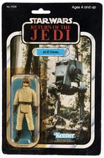 STAR WARS: RETURN OF THE JEDI (1983) - AT-ST DRIVER 77 BACK-A CARDED ACTION FIGURE.