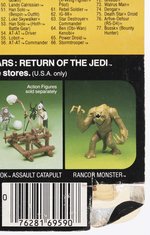 STAR WARS: RETURN OF THE JEDI (1983) - KLAATU (IN SKIFF GUARD OUTFIT) 77 BACK-A CARDED ACTION FIGURE (POP CUT).