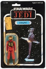 STAR WARS: RETURN OF THE JEDI (1983) - B-WING PILOT 77 BACK-A  CARDED ACTION FIGURE.