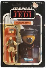 STAR WARS: RETURN OF THE JEDI (1983) - PRINCESS LEIA ORGANA (BOUSHH DISGUISE) 65 BACK-B CARDED ACTION FIGURE.
