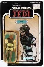 STAR WARS: RETURN OF THE JEDI (1983) - NIKTO 77 BACK-A CARDED ACTION FIGURE (CUT POP).