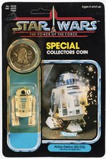 STAR WARS: THE POWER OF THE FORCE (1985) - ARTOO-DETOO (R2-D2) POP-UP LIGHTSABER 92 BACK CARDED ACTION FIGURE.