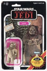 STAR WARS: RETURN OF THE JEDI (1983) - LUMAT 79-BACK CARDED ACTION FIGURE  (CUT BLISTER & POP).