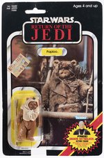 STAR WARS: RETURN OF THE JEDI (1983) - PAPLOO 79-BACK CARDED ACTION FIGURE  (CUT BLISTER & POP).