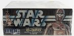 MPC STAR WARS AUTHENTIC C-3PO (SEE THREEPIO) FACTORY SEALED MODEL KIT.