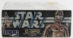 MPC STAR WARS AUTHENTIC C-3PO (SEE THREEPIO) FACTORY SEALED MODEL KIT.